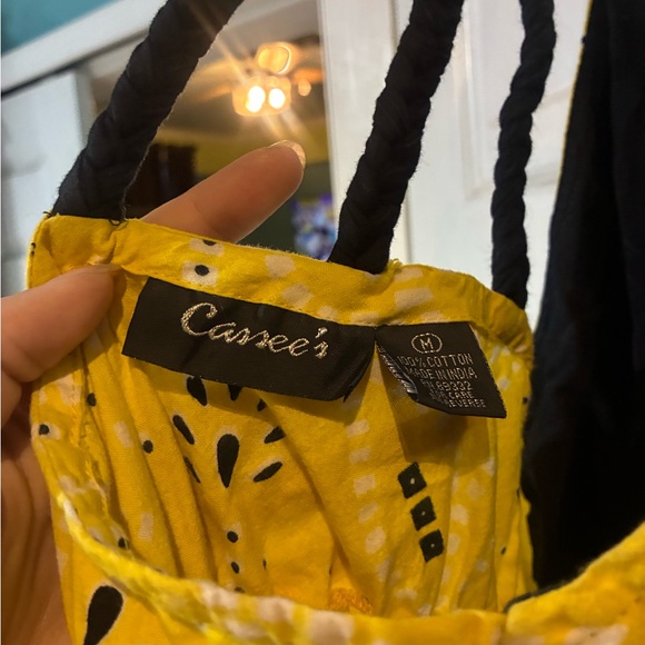 Cassee’s M Y2K Rare Black and Yellow Sundress - Picture 3 of 6